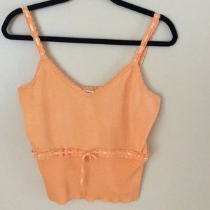 NWT Banana Republic Womens Tank/Cami Knit Orange